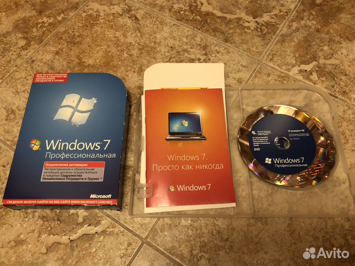 Windows 7 Professional русская коробочная версия