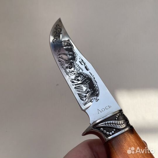 Нож охотник Лось,ножны