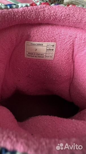 Сапоги для девочки Crocs