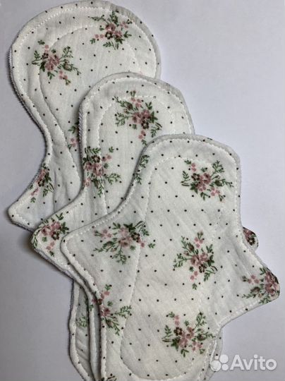 Набор тканевых многоразовых прокладок