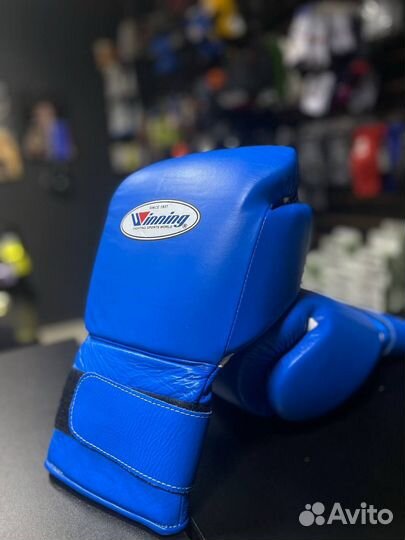 Боксерские перчатки Winning Blue
