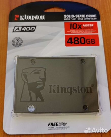 SSD 480GB Kingston A400