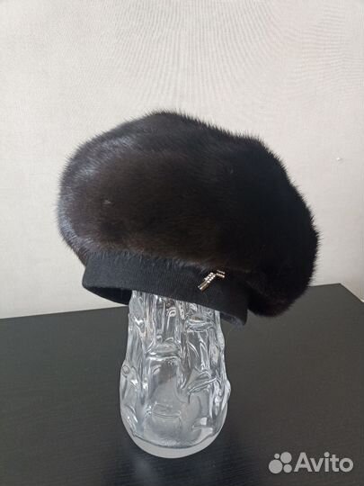 Берет женский норковый