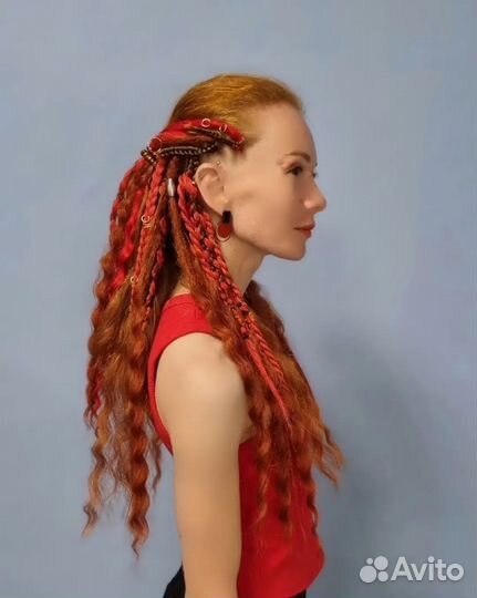 Афрокосы, афрокудри, де дреды, брейды, афрохвост