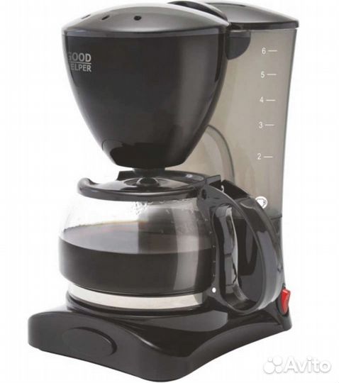 Кофеварка капельная GoodHelper, с гарантией, новая