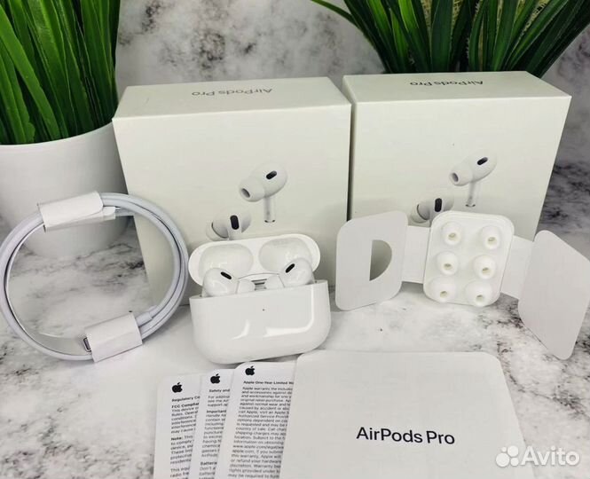 Airpods pro 2 Airoha (гарантия и чехол)