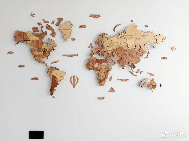 Карта мира и России с доставкой
