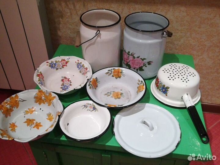 Эмалированная посуда СССР