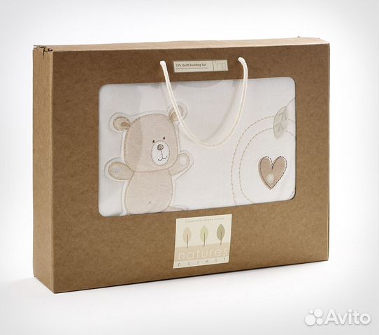 Подарочный Комплект белья в кроватку из органическ