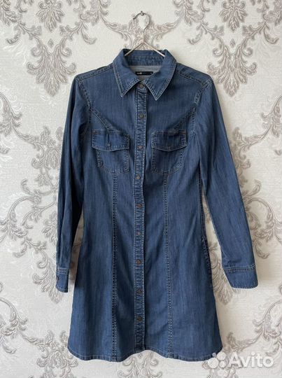 Джинсовое платье