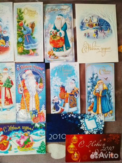 Новогодние открытки разные