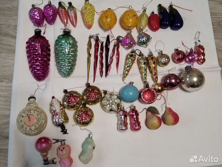 Елочные игрушки СССР