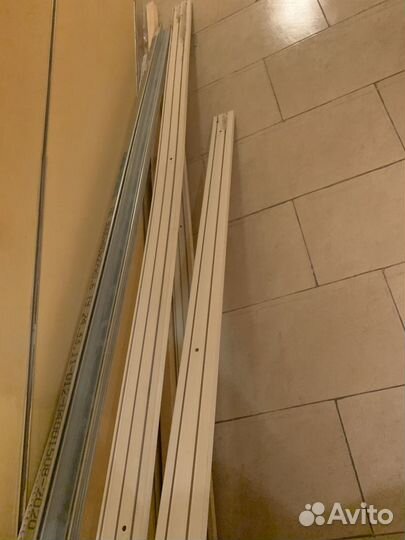 Карниз двухпрлрсный для крепления штор к потолку