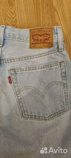 Женские джинсы levis 501 размер 25/30