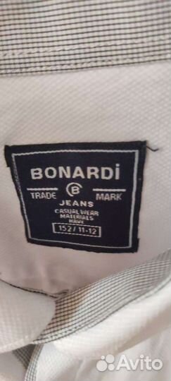 Рубашка белая для мальчика 152