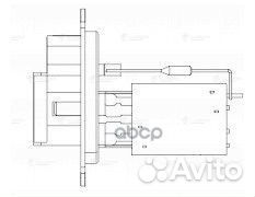 Резистор отопителя LFR0348 luzar