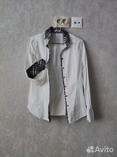 Рубашка женская белая 44