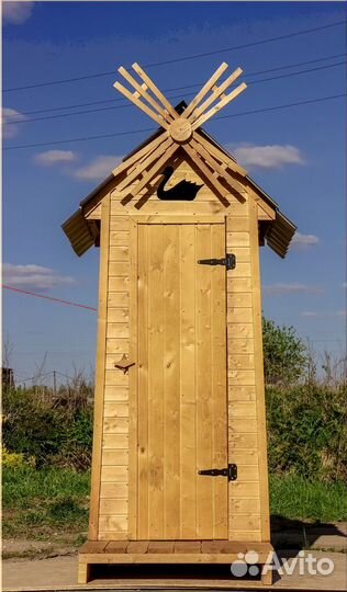 Дачный туалет деревянный SOX564