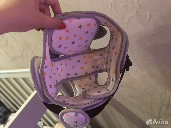 Мягкая противоударная шапка-шлем