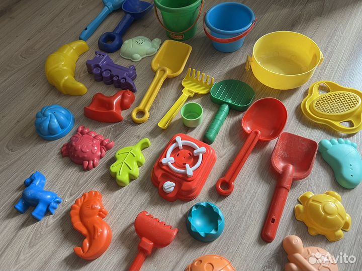 Игрушки формочки в песочницу