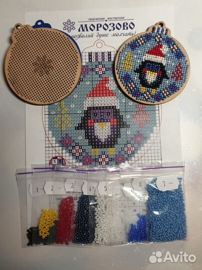 Вышивки бисером на деревянной основе