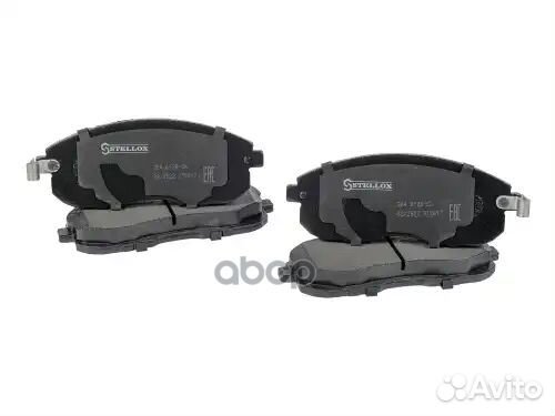 304 012B-SX колодки дисковые п. с антискр. пл