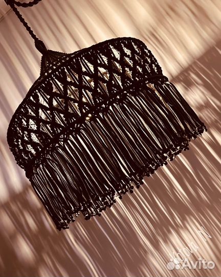 Люстра макраме