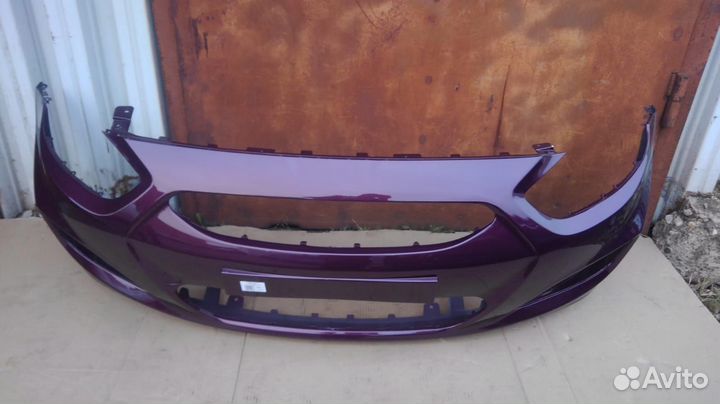 Бампер передний на хендэ солярис 2010-2014г