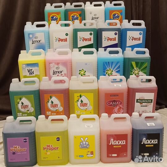 Бытовая химия оптом 5 литров Persil/Ariel/Tide
