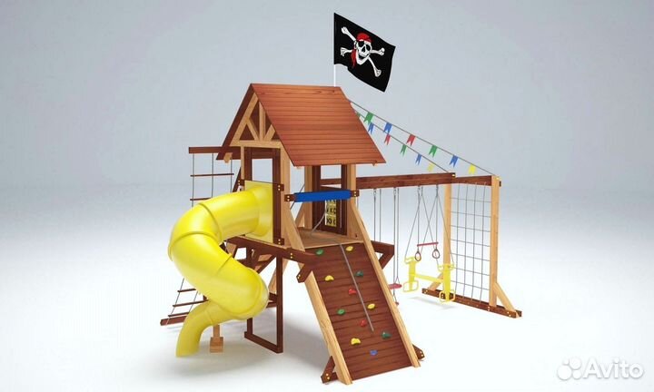 Детская уличная площадка для активных игр