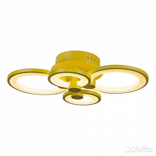 Потолочная светодиодная люстра iLedex Ring A001/4 Yellow