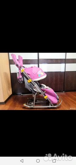 Санки коляска nika kids