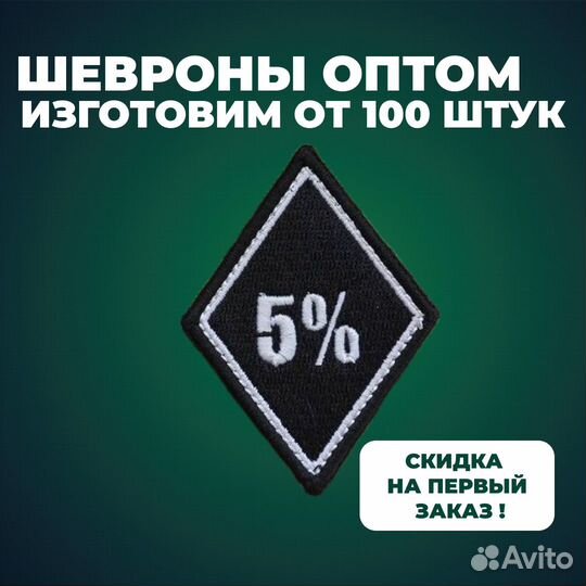 Изготовление нашивок шевронов на заказ от 100 шт