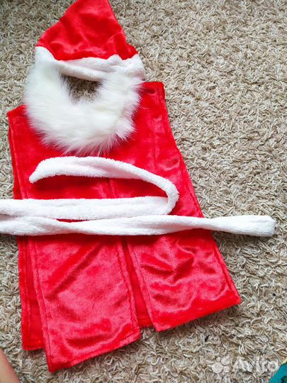 Костюм деда мороза детский