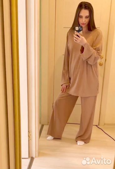 Костюм двойка женский лапша 48-52