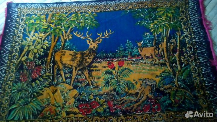 Гобелен 200см - 133см СССР олени