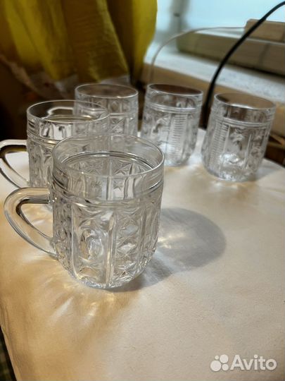 Бокалы хрустальные пивные