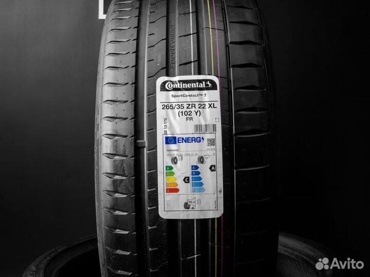 Continental ContiSportContact 7 295/30 R22 и 265/35 R22