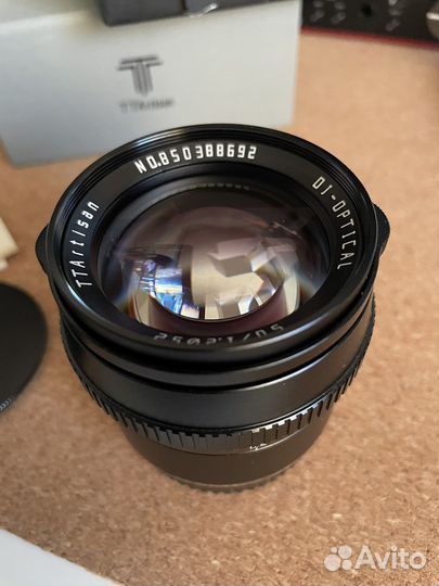 Объектив ttartisan 50mm 1.2 для Fujifilm X-mount