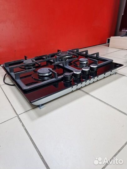 Газоэлектроплита Haier HHX-G64CWB, с рамкой, черны