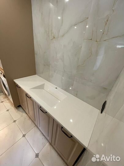 Столешница с раковиной тумба под мойку в ванну