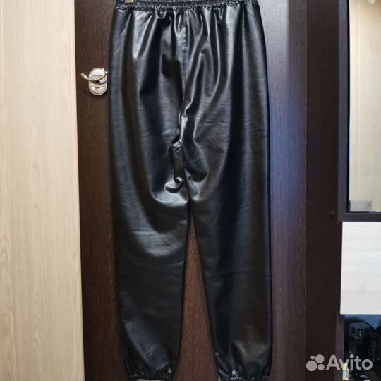 Брюки кожаные