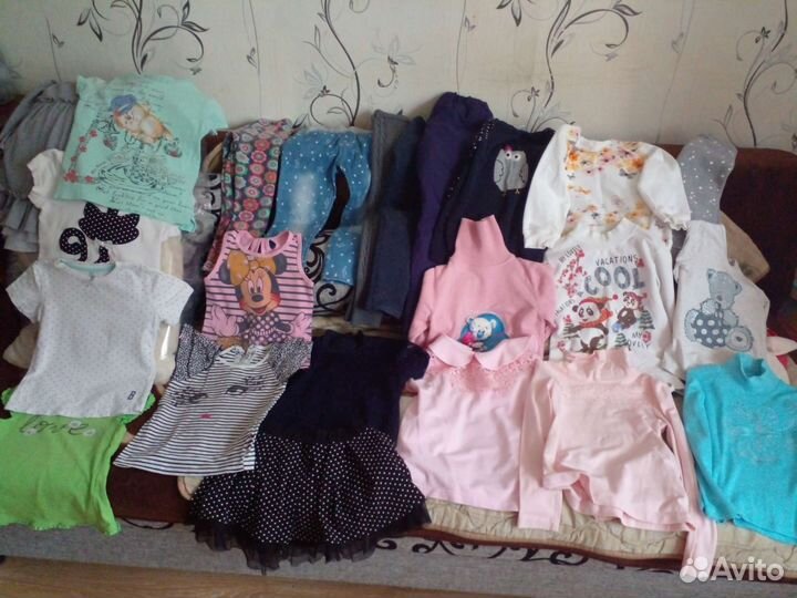Одежда для девочки пакетом р110-116