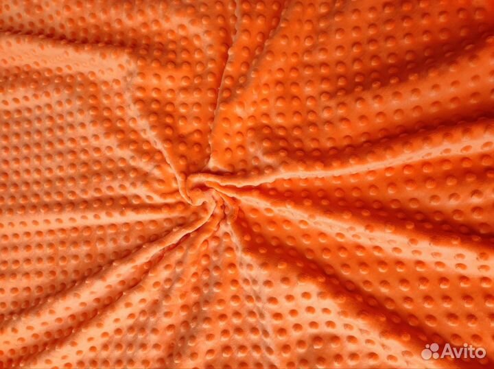 Плюш Минки оранжевый отрез 2*1,65м