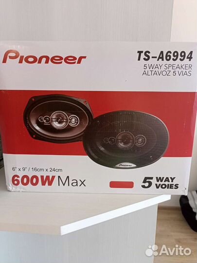 Овальные динамики pioneer TS- А 6994