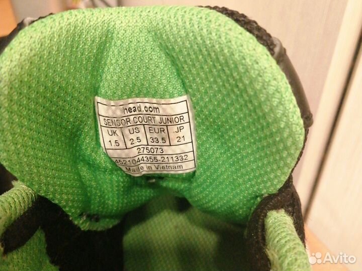 Теннисные кроссовки Head Sensor court junior 33,5