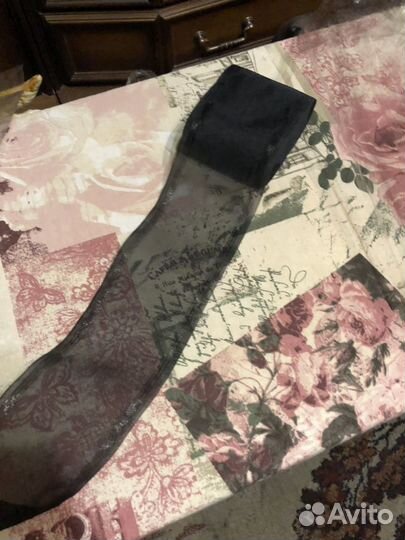 Лента капроновая,чёрная