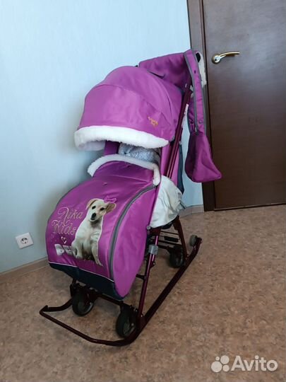 Санки-коляска