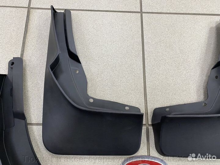 Брызговики без порогов Mercedes GLE w167 не AMG