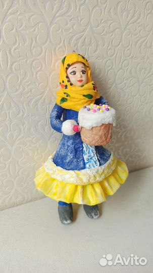 Игрушка из ваты пасхальная 